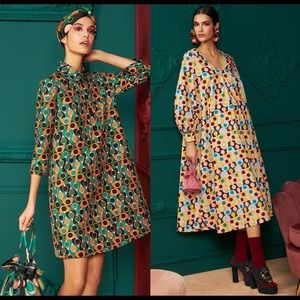 V Trapezio Dress in Gumball for women